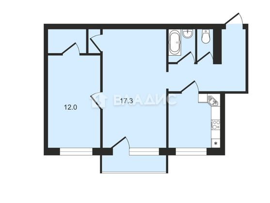 Продажа 1 комнаты, 24 м², 5/5 этаж