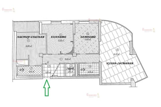 Продажа 3-комнатной квартиры 124 м², 14/22 этаж