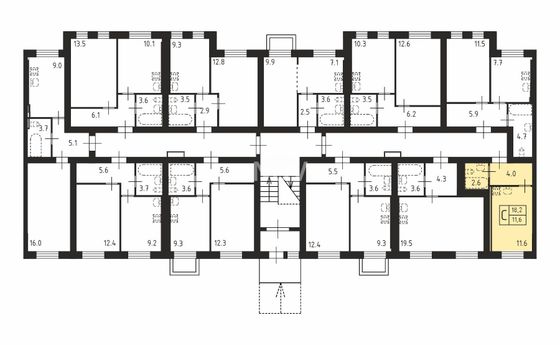 Продажа квартиры-студии 18,2 м², 1/4 этаж