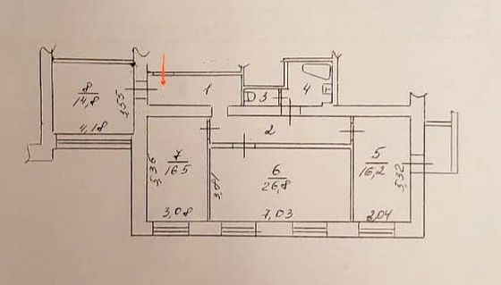 Продажа 3-комнатной квартиры 98,2 м², 2/9 этаж