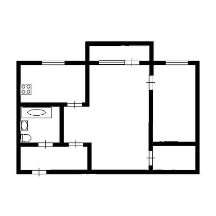 Продажа 2-комнатной квартиры 40 м², 3/5 этаж