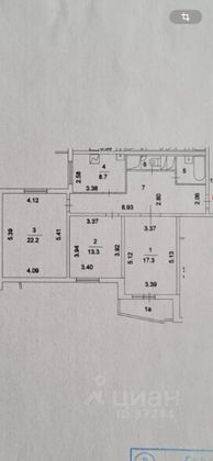 Продажа 3-комнатной квартиры 85 м², 10/24 этаж