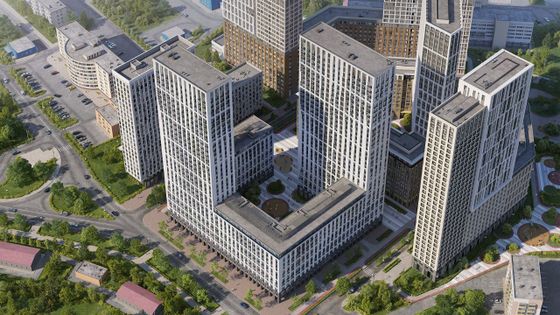 Продажа 2-комнатной квартиры 53,8 м², 8/35 этаж