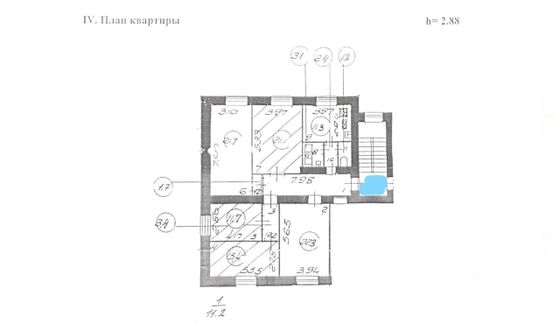 Продажа многокомнатной квартиры 127,1 м², 4/5 этаж