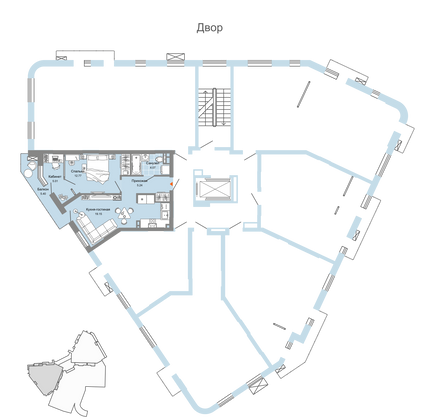 Продажа 2-комнатной квартиры 48 м², 6/8 этаж