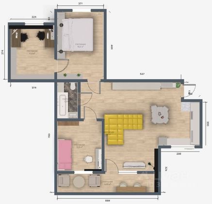Продажа 3-комнатной квартиры 80 м², 4/10 этаж