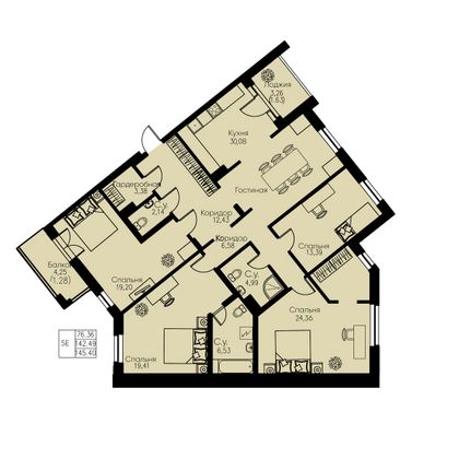 Продажа 4-комнатной квартиры 145,4 м², 4/11 этаж