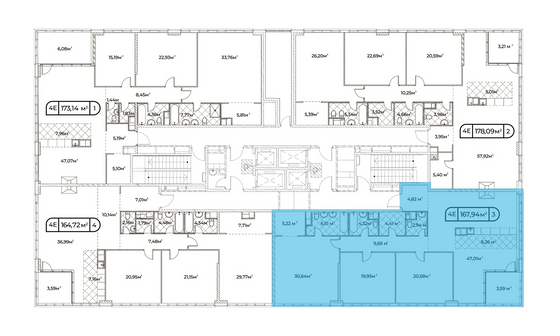 Продажа 3-комнатной квартиры 167,5 м², 14/14 этаж