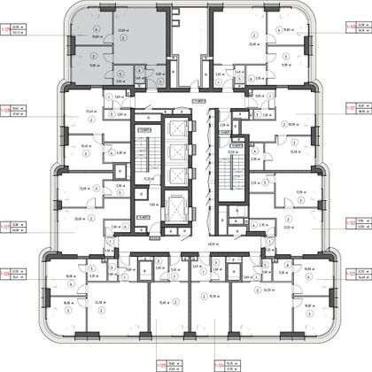 Продажа 2-комнатной квартиры 53,1 м², 14/53 этаж