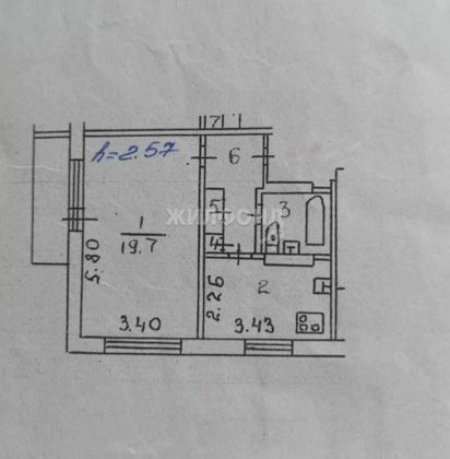 Продажа 1-комнатной квартиры 36,5 м², 9/9 этаж