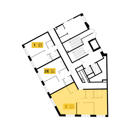 Продажа 3-комнатной квартиры 86,8 м², 2/16 этаж