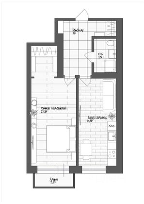 Продажа 2-комнатной квартиры 48,2 м², 3/5 этаж