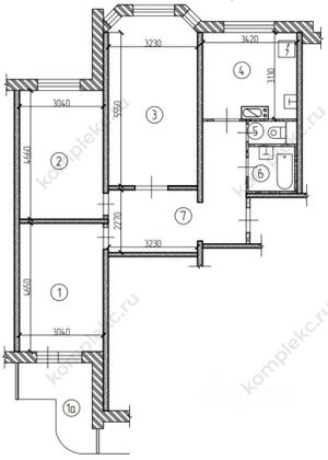 Продажа 3-комнатной квартиры 74,7 м², 9/14 этаж