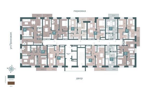 Продажа 3-комнатной квартиры 57,1 м², 14/16 этаж