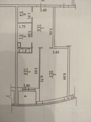 Продажа 1-комнатной квартиры 57 м², 11/25 этаж