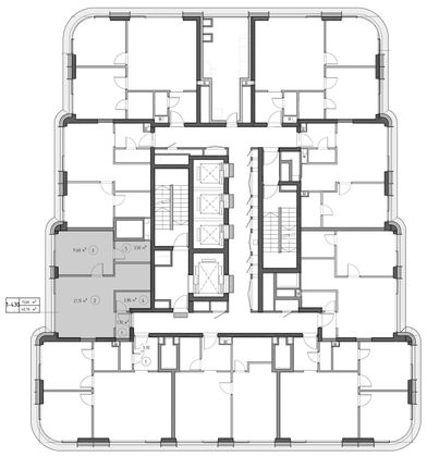 Продажа 1-комнатной квартиры 40,7 м², 47/53 этаж