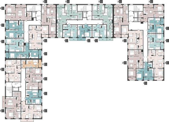 Продажа 2-комнатной квартиры 67,5 м², 4/12 этаж