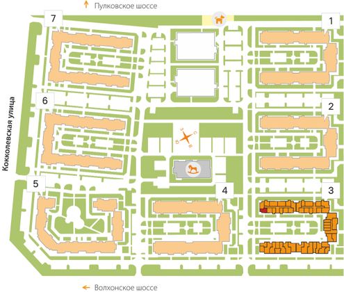 41,1 м², 1-комн. квартира, 1/5 этаж