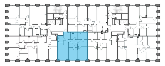 Продажа 3-комнатной квартиры 99,5 м², 8/21 этаж