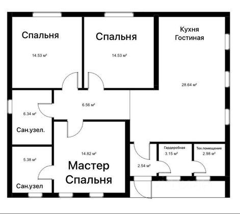 Продажа дома, 120 м², с участком 6,3 сотки