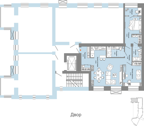 Продажа 3-комнатной квартиры 80 м², 2/7 этаж