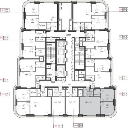 Продажа 2-комнатной квартиры 54,9 м², 18/53 этаж