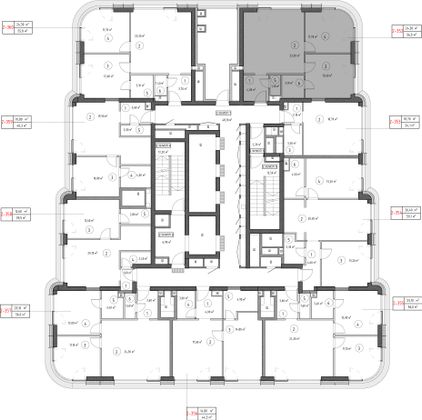 Продажа 2-комнатной квартиры 56 м², 39/53 этаж