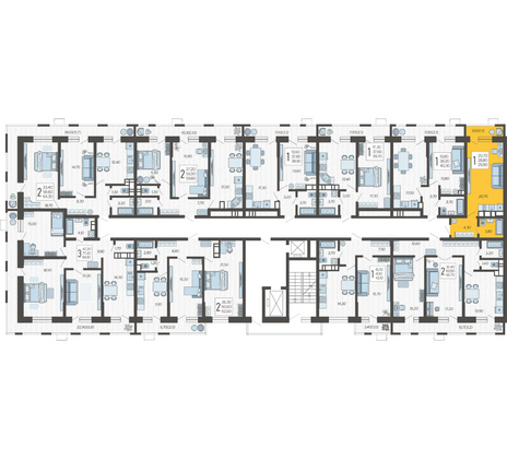 Продажа квартиры-студии 29,9 м², 11/12 этаж