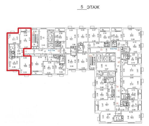 Продажа 3-комнатной квартиры 73,4 м², 5/16 этаж