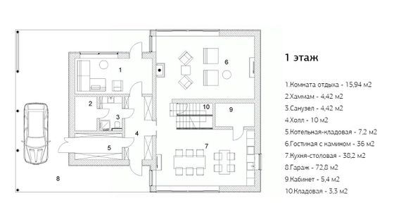 Продажа дома, 485 м², с участком 10,8 сотки