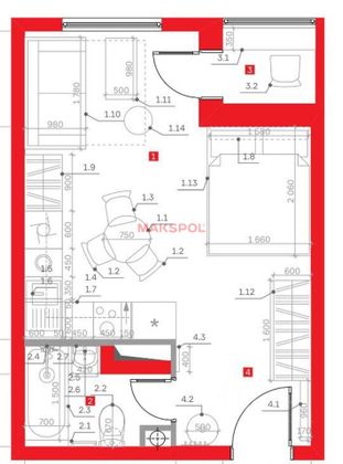 Продажа квартиры-студии 26,8 м², 5/9 этаж