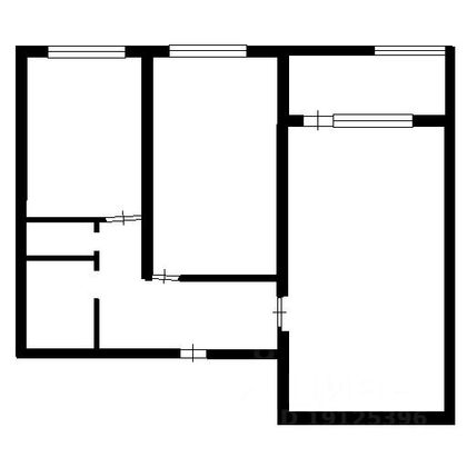 Продажа 2-комнатной квартиры 44,4 м², 1/9 этаж