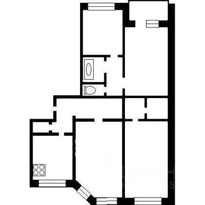 Продажа 4-комнатной квартиры 85 м², 4/5 этаж