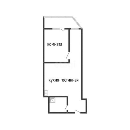 Продажа 2-комнатной квартиры 43,1 м², 14/24 этаж