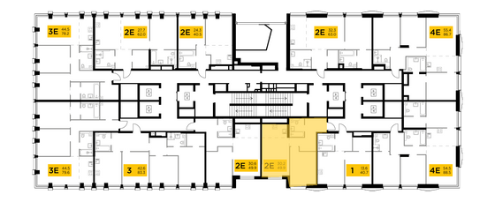 Продажа 2-комнатной квартиры 49,9 м², 26/35 этаж