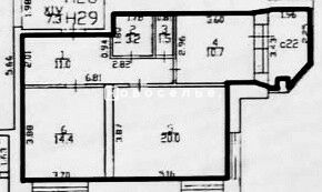 Продажа 2-комнатной квартиры 66,7 м², 1/5 этаж