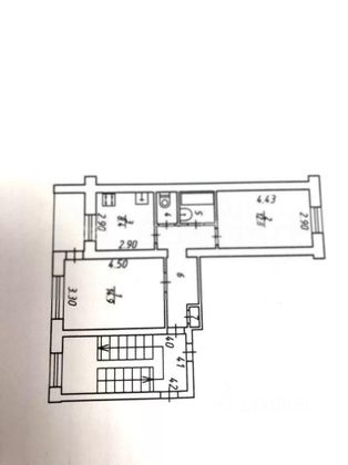 Продажа 2-комнатной квартиры 48 м², 4/5 этаж