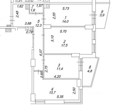 Продажа 3-комнатной квартиры 74,6 м², 11/25 этаж