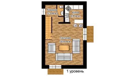 Продажа 3-комнатной квартиры 93,7 м², 2/3 этаж