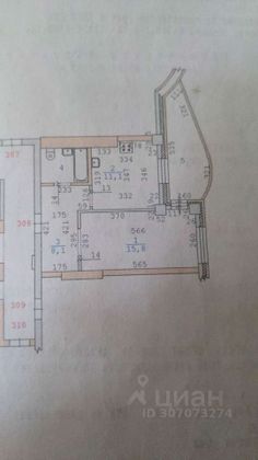 Продажа 1-комнатной квартиры 39,1 м², 12/16 этаж