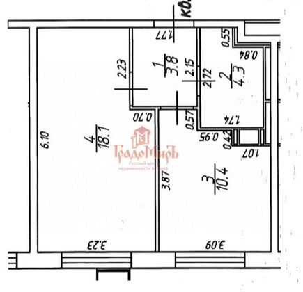 Продажа 1-комнатной квартиры 36,6 м², 4/16 этаж