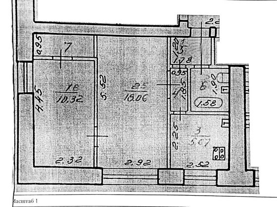 Продажа 2-комнатной квартиры 42,8 м², 2/4 этаж