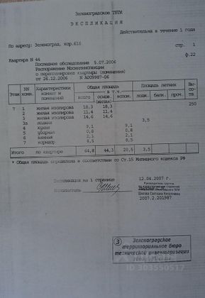 Продажа 3-комнатной квартиры 64,8 м², 7/14 этаж