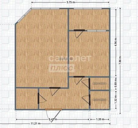 Продажа 1-комнатной квартиры 42,5 м², 2/17 этаж