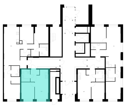 Продажа 1-комнатной квартиры 30,8 м², 1/10 этаж