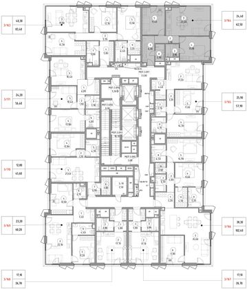 Продажа 2-комнатной квартиры 62,5 м², 20/29 этаж