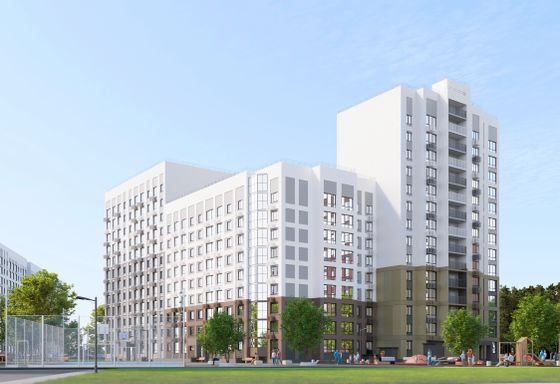 Продажа 1-комнатной квартиры 46,8 м², 2/14 этаж