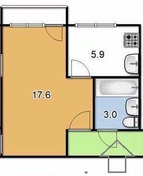 Продажа 1-комнатной квартиры 28 м², 4/5 этаж