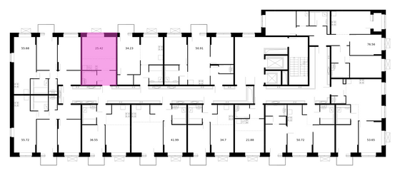 Продажа квартиры-студии 25,4 м², 10/10 этаж