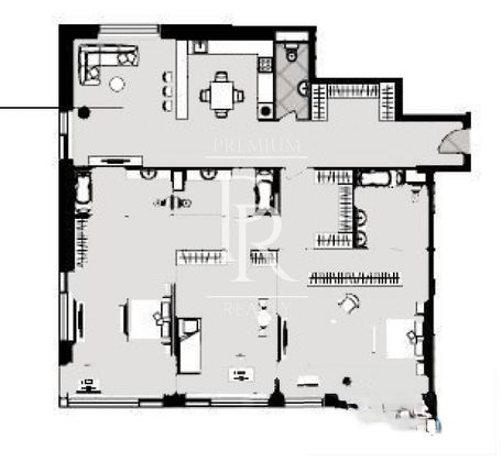 Продажа квартиры со свободной планировкой 177 м², 2/6 этаж